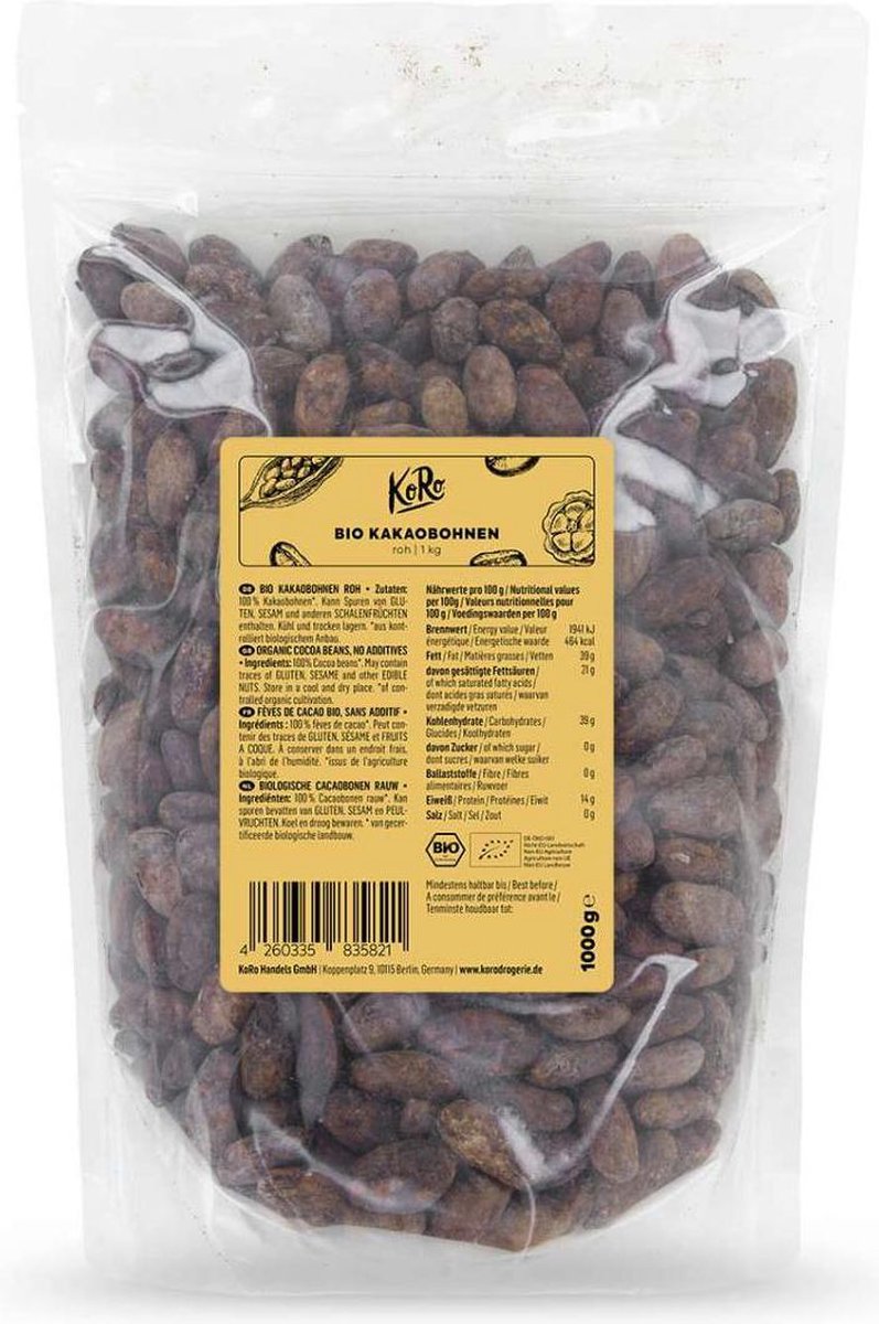 KoRo | Biologische cacaobonen 1 kg