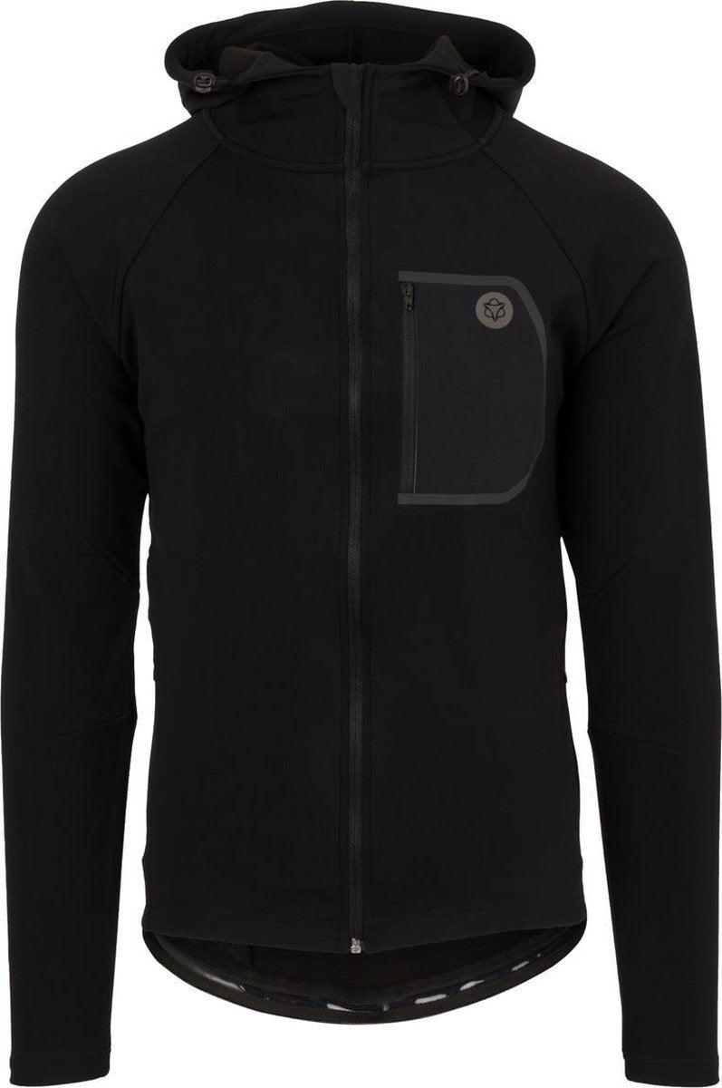 AGU Shell Hoodie MTB Heren DWR - Zwart - XXXL