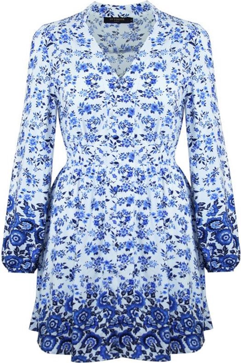 Plus Size JURK TESSA Delfts Blauw XL
