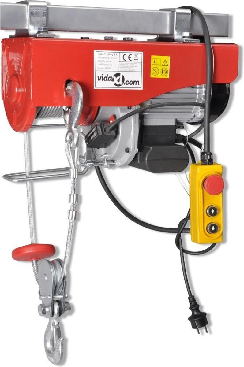 Elektrische lier 1300 W 500/999 kg