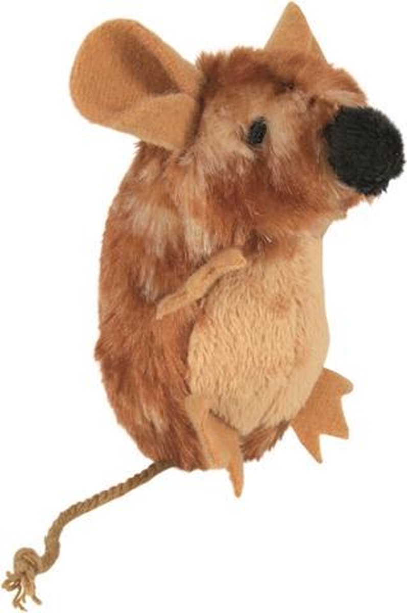 Trixie pluche muis - 8 cm - 1 stuks