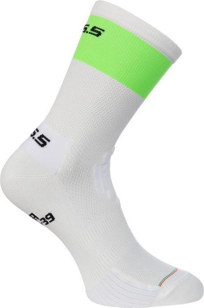 Q36.5 Sokken Ultra - Wit-Groen - 36-39