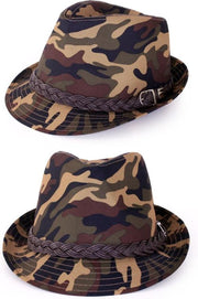 Camouflage print gangsterhoedje