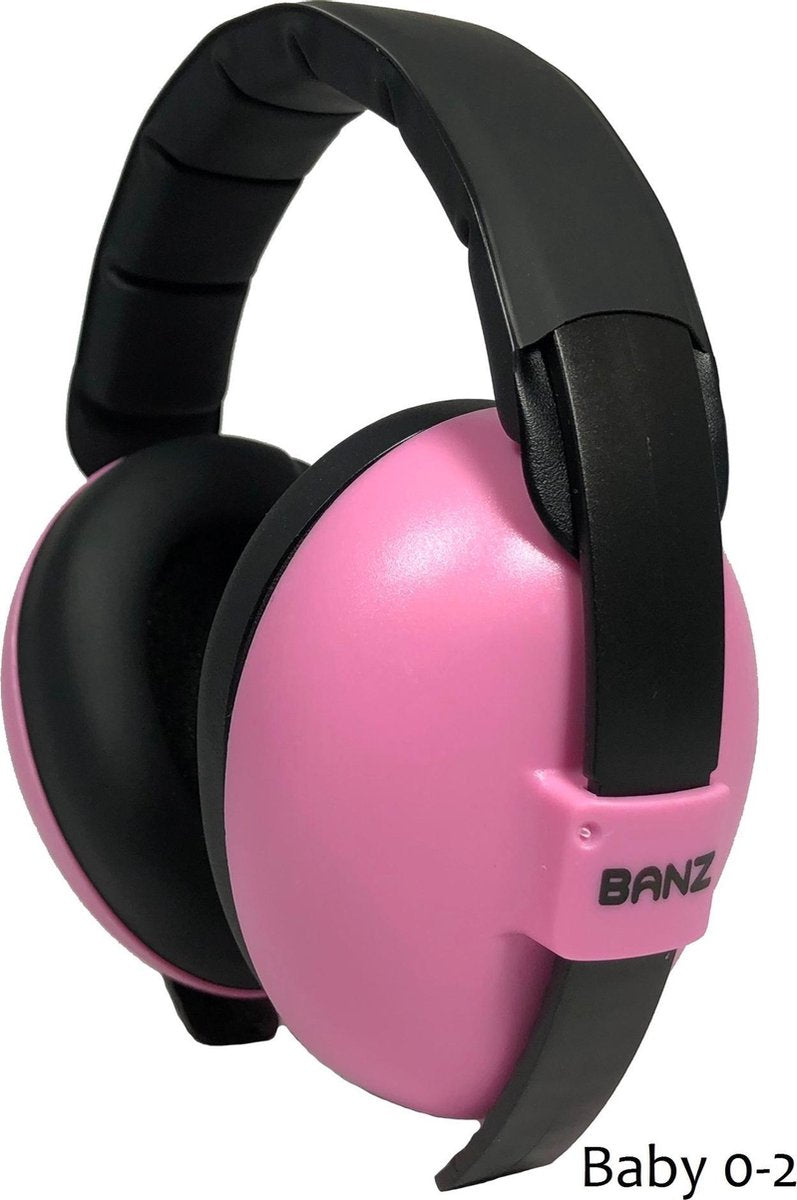 Baby Banz Gehoorbeschermers Speciaal voor Baby's en Peuters roze (3-36mnd)