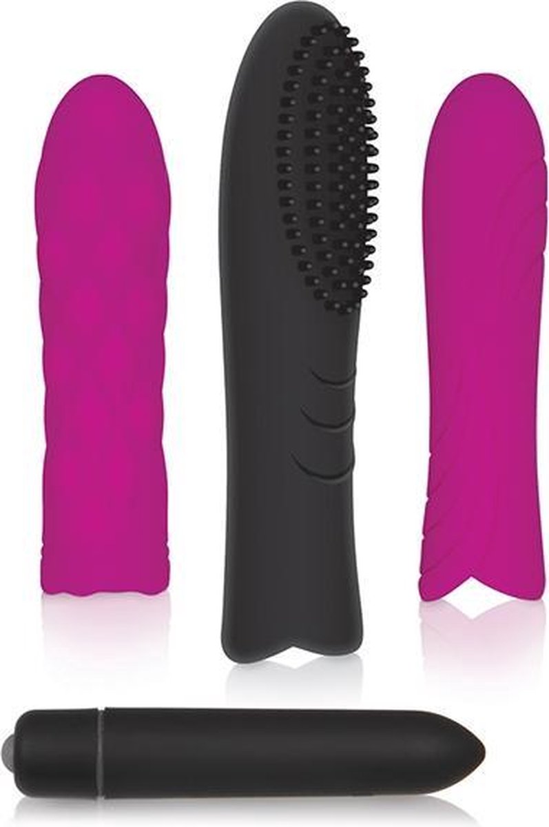 Evolved set vibrerende bullet en 3 sleeves - Roze