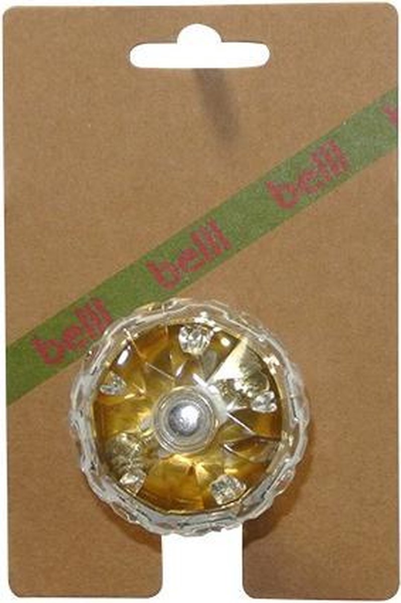 BELLL fietsbel Diamond Bell transparant/gold