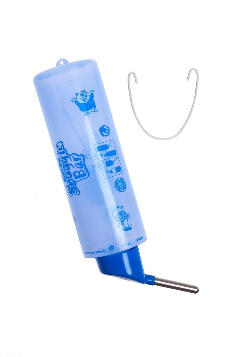 Drinking bottle snuggle bar 500ml on card