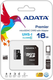 ADATA Premier Micro SDHC UHS-I U1 Class10 16GB 16GB Micro SDHC Class 10 flashgeheugen
