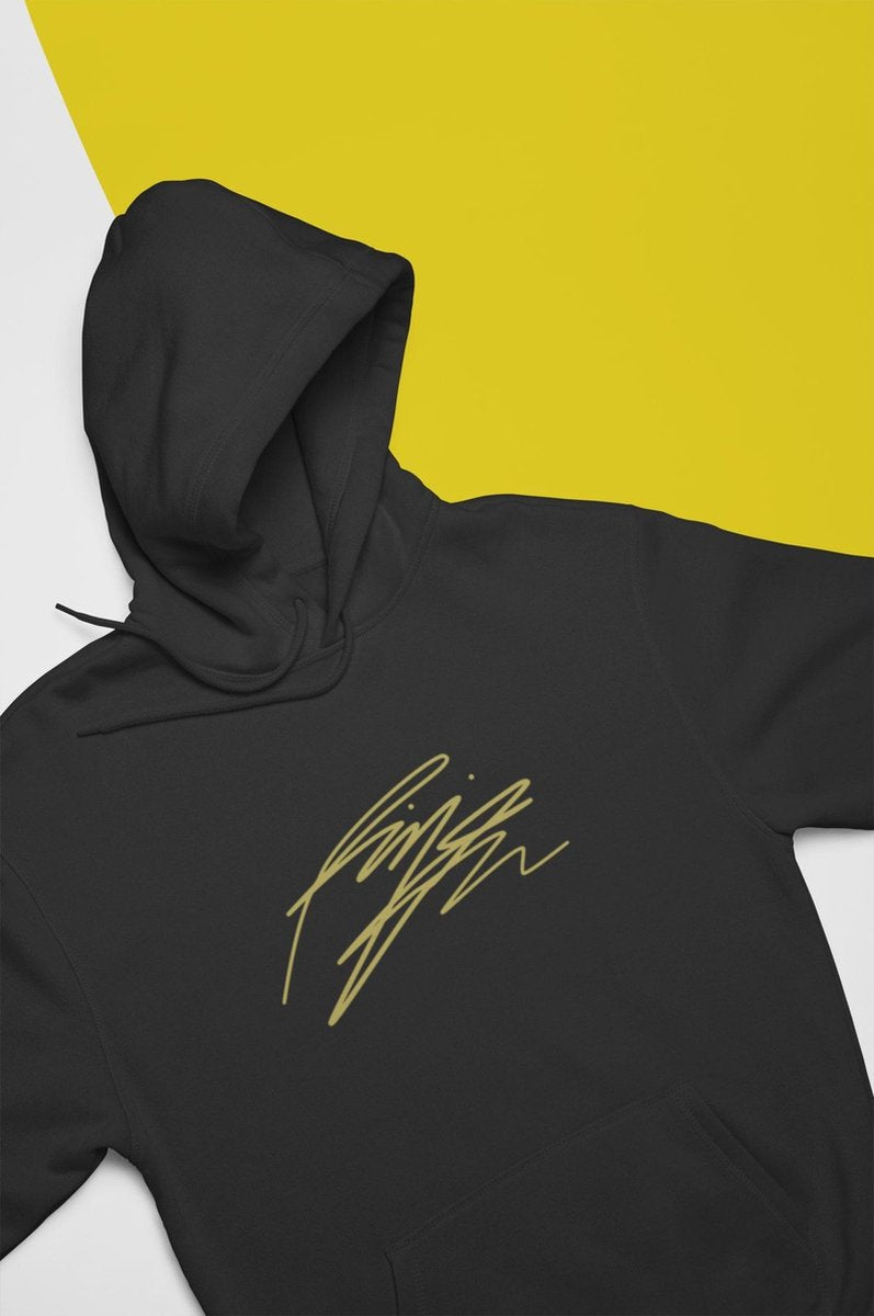 BTS Rapmon Signature Hoodie for fans | Army Dynamite | Love Sign | Unisex Maat XS