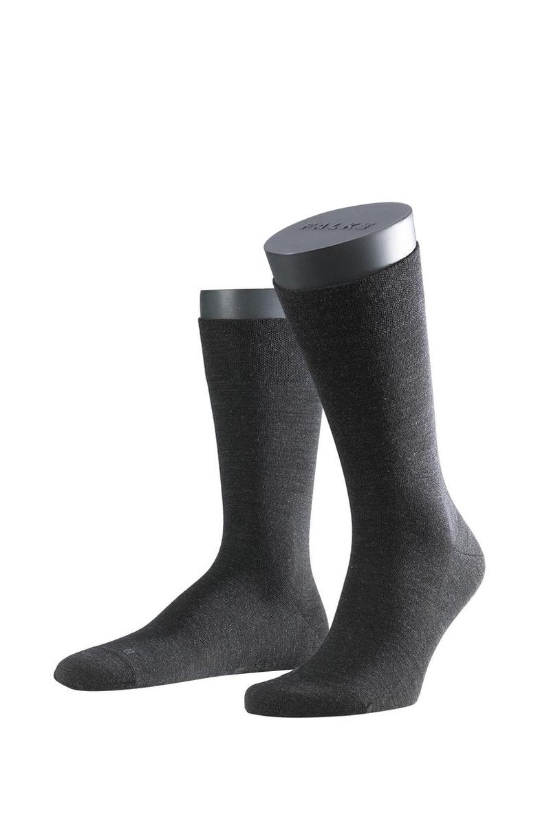 FALKE Sensitive Berlin Heren Sokken - Donkergrijs - Maat 39-42
