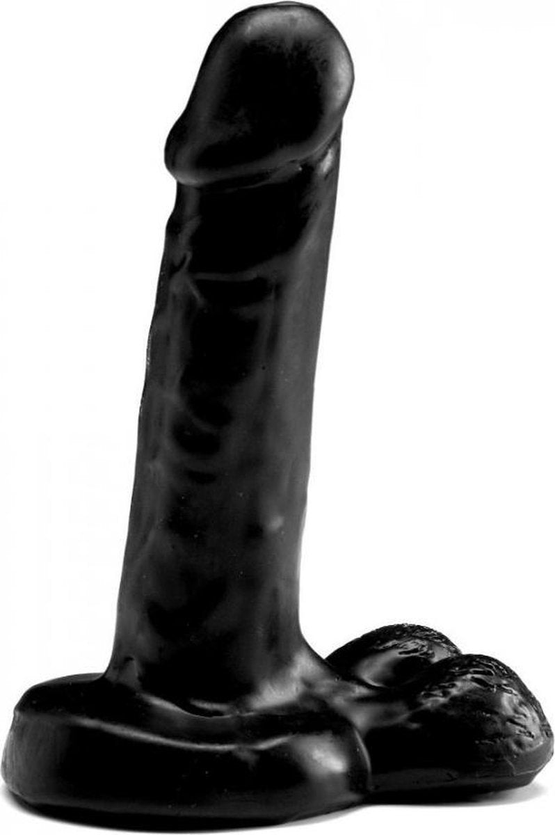 XXLTOYS - Clemence - Dildo - inbrenglengte 17 X 4 cm - Black - Uniek Design Realistische Dildo – Stevige Dildo – voor Diehards only - Made in Europe