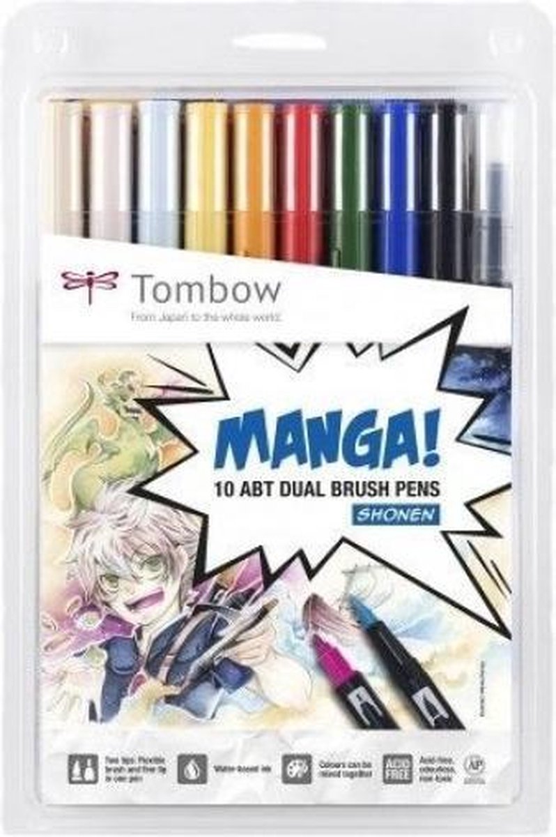 Brush pen ABT Dual Brush Pen Manga-Set