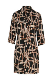 Tuniekjurk met geometrische print