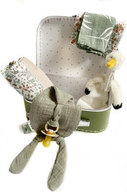 Geboortekoffer | kraamcadeau | Jollein | BIBS | Trixie | Anais | Happy Horse | speen | geboortepakket | forest | koffer | kinderkoffer | logeerkoffer