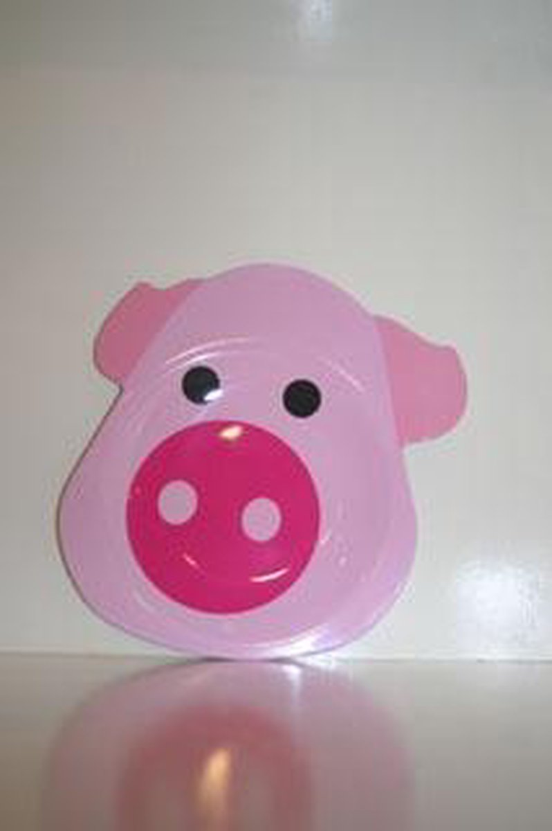 Broodbordje funny pig