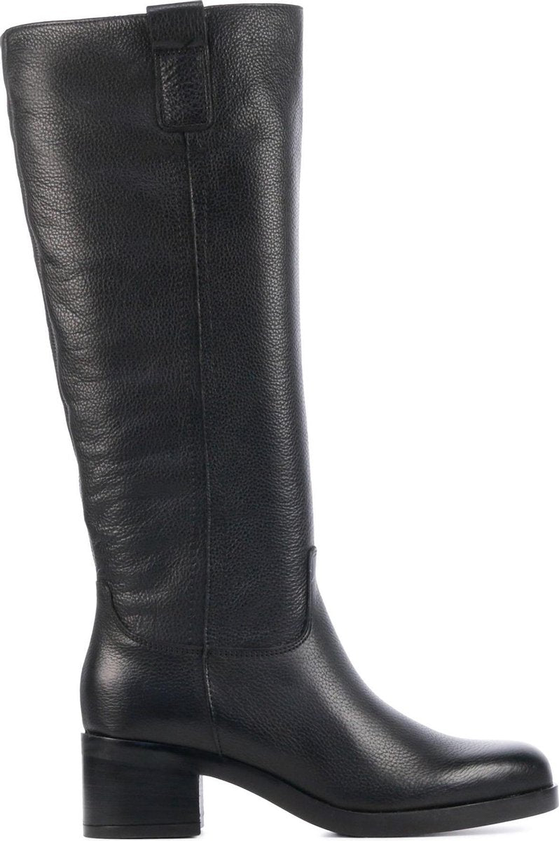 Mace Vrouwen Leer  Klassieke laarzen / Laarzen / Damesschoenen M1016 - Zwart - maat 36