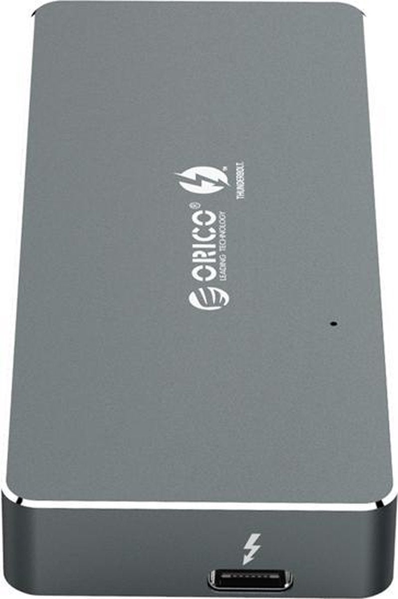 Orico Thunderbolt™ 3 NVME M.2 SSD behuizing - 40Gbps - USB-C - Sky Grey