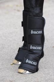 Bucas 3/4 transportbeschermers cob zwart/zwart
