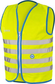 10 stuks WOWOW Fun Jacket Large - Fluohesje kind met rits - Veiligheidshesje EN 1150 certificaat