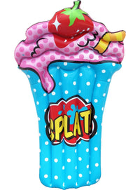 Retr-oh Strawberry Milkshake opblaasfiguur 150 Cm