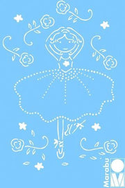 Sjabloon 15 x 10 cm - Balletdanser
