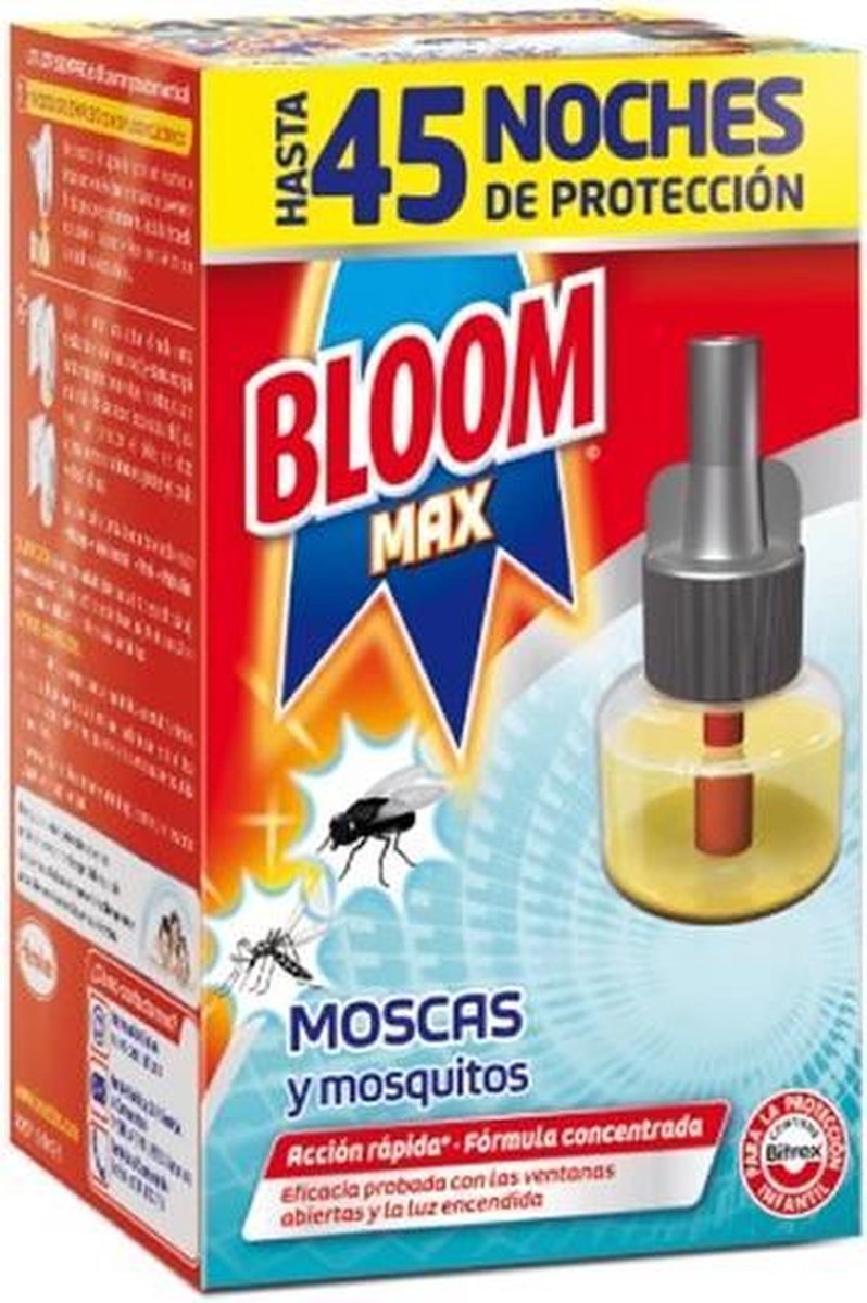 Bloom Bloom Max Moscas  &  Mosquitos Rec.eléctrico Líquido 45