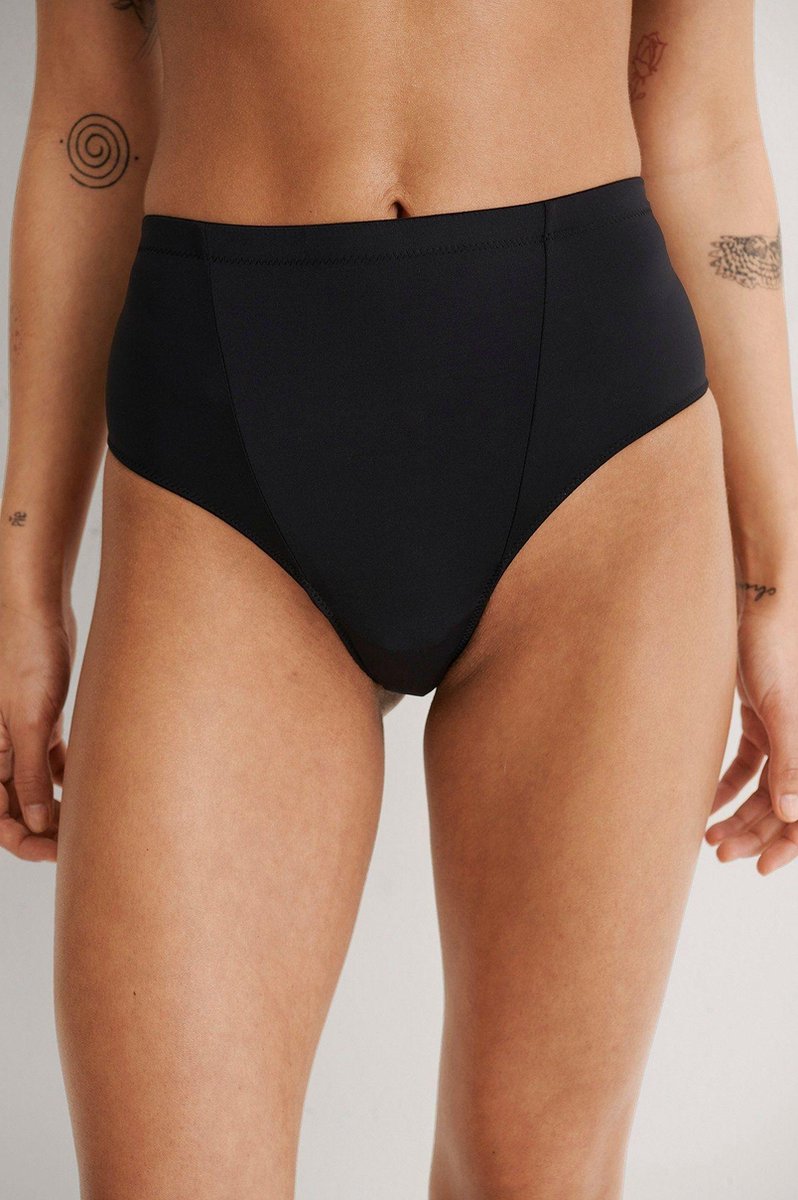 Na-KD dames Slip - soft micro panty - Zwart  - L