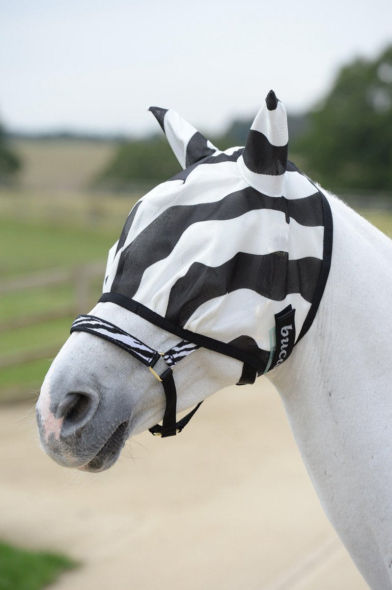 Bucas Buzz-Off Zebra Fly Mask XL Zebra
