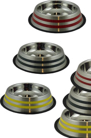 RVS voerbak met kleurstrips 1
