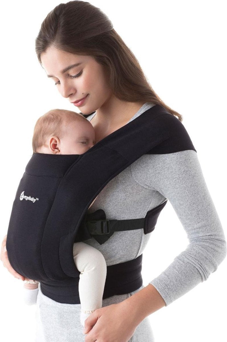 Ergobaby Embrace Draagzak Baby - Pure Black