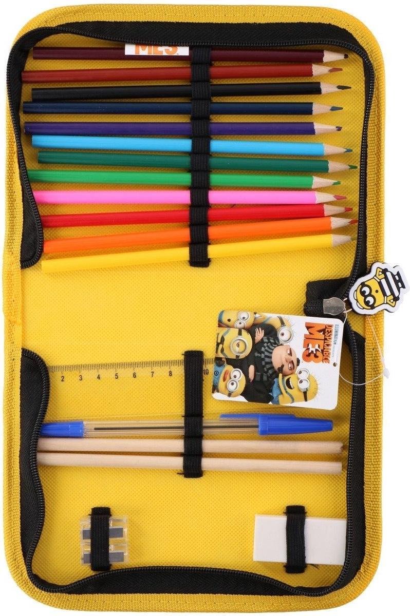 Despicable me Minion Tekenset Gevangenis Thema met Potloden