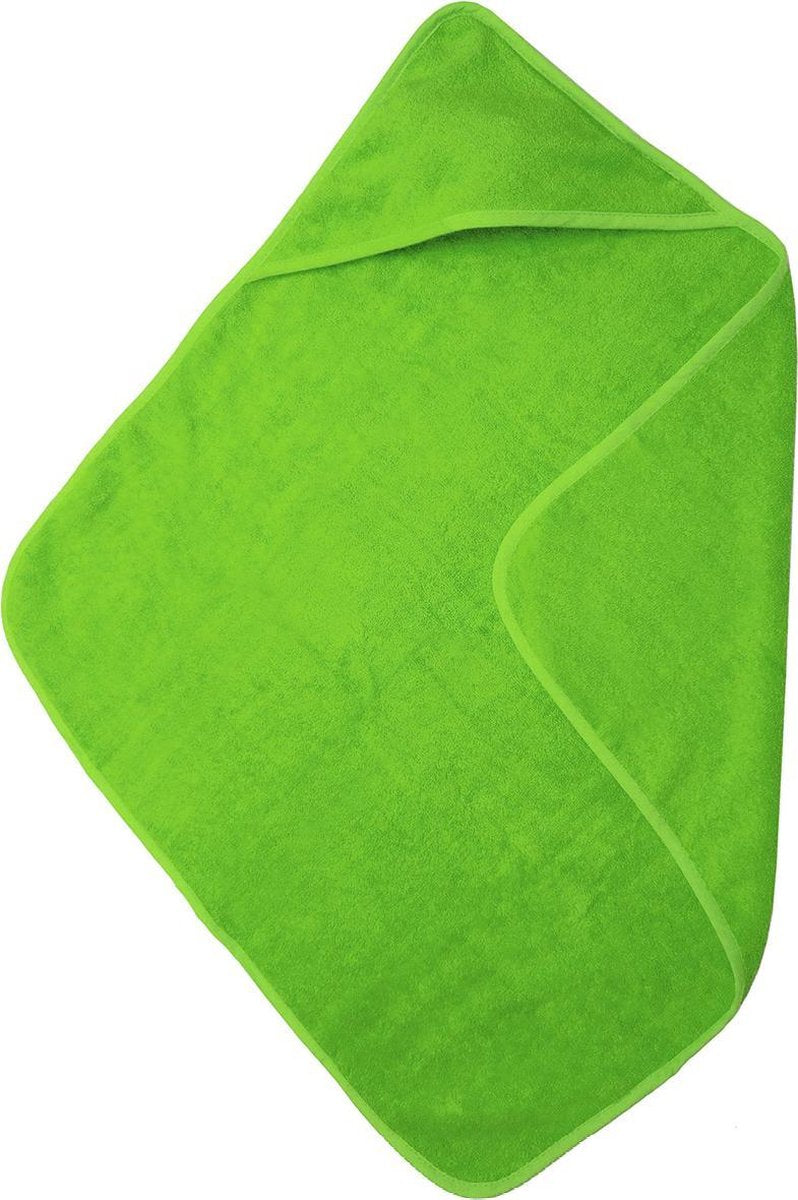 Unico Baby Badcape 75x75cm 5 stuks-Lime Groen