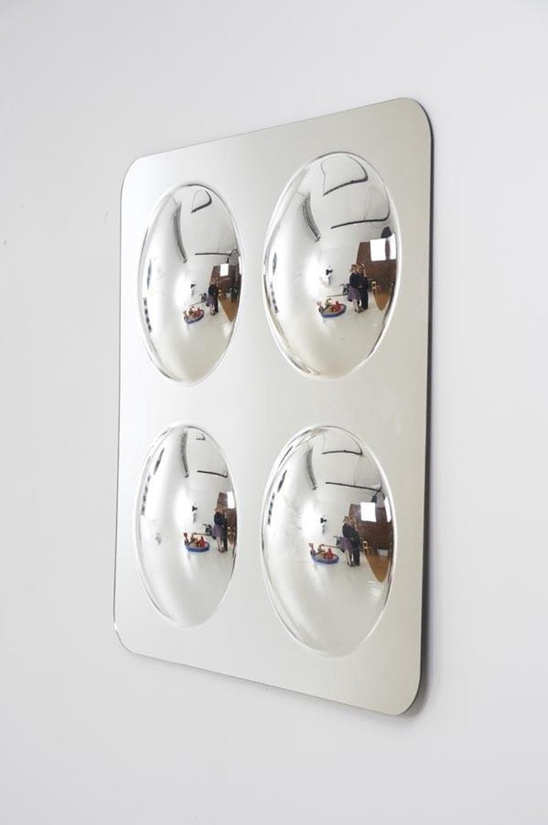 Groot Acryl Spiegelpaneel  Met 4 Koepels - 490 mm