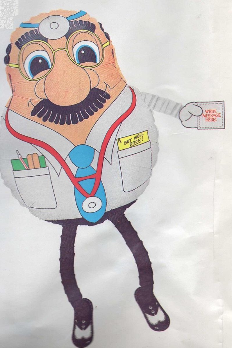 folieballon - airwalker - Get Well Soon! - leeg