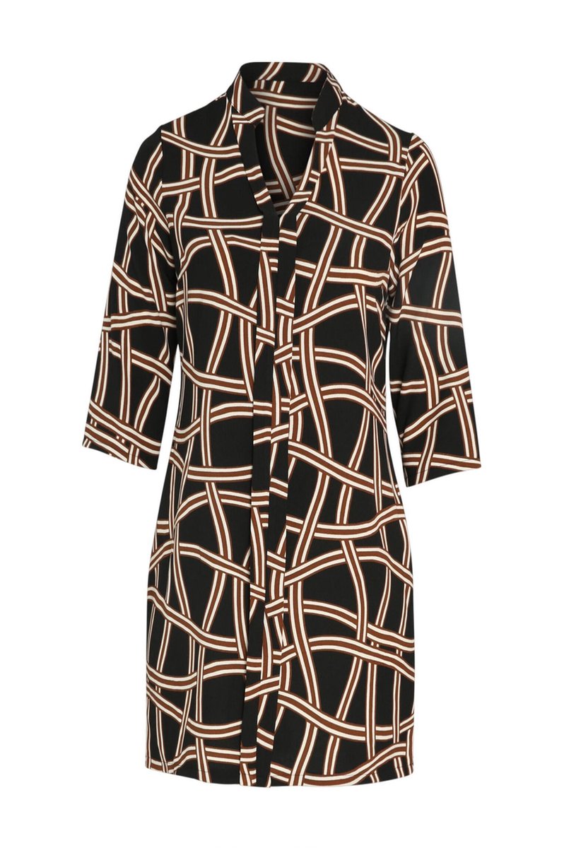Tuniekjurk met geometrische print