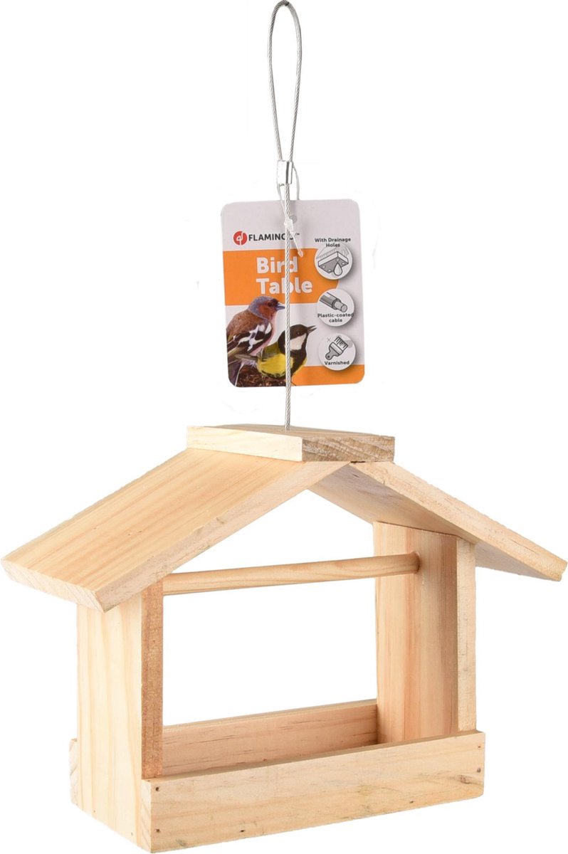 Flamingo Voederhuis enzo vernis - hanger 23x11x16cm