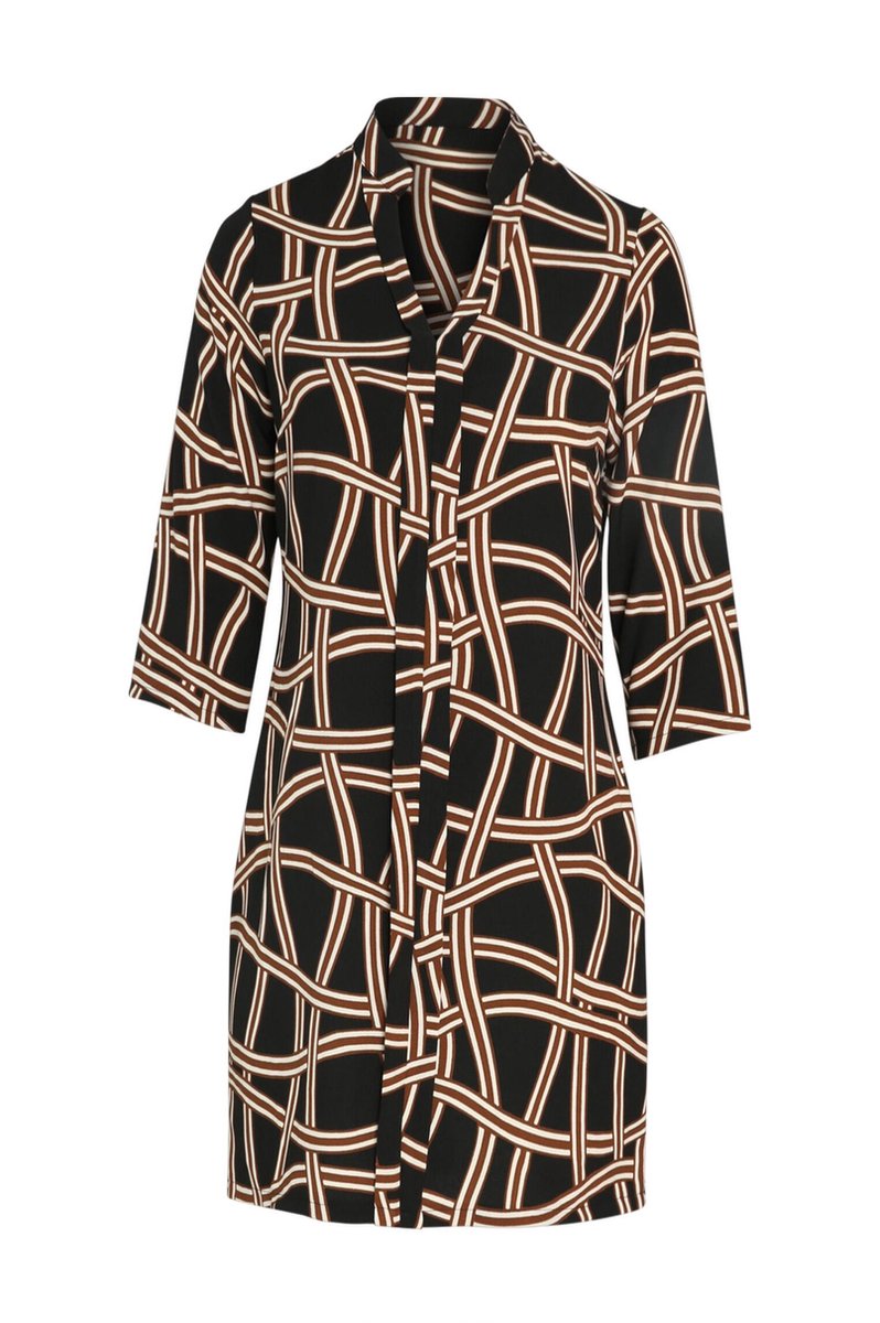 Tuniekjurk met geometrische print