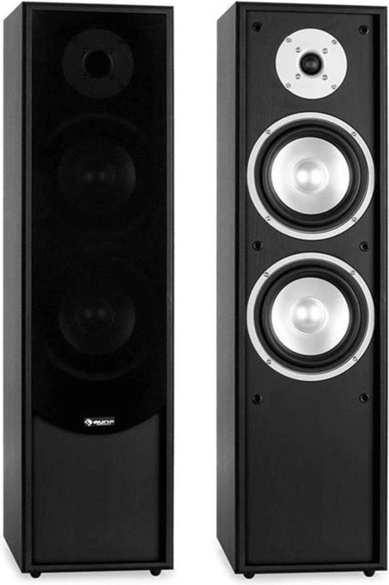 Auna Line-300-BK 2-weg Zwart Bedraad 160 W