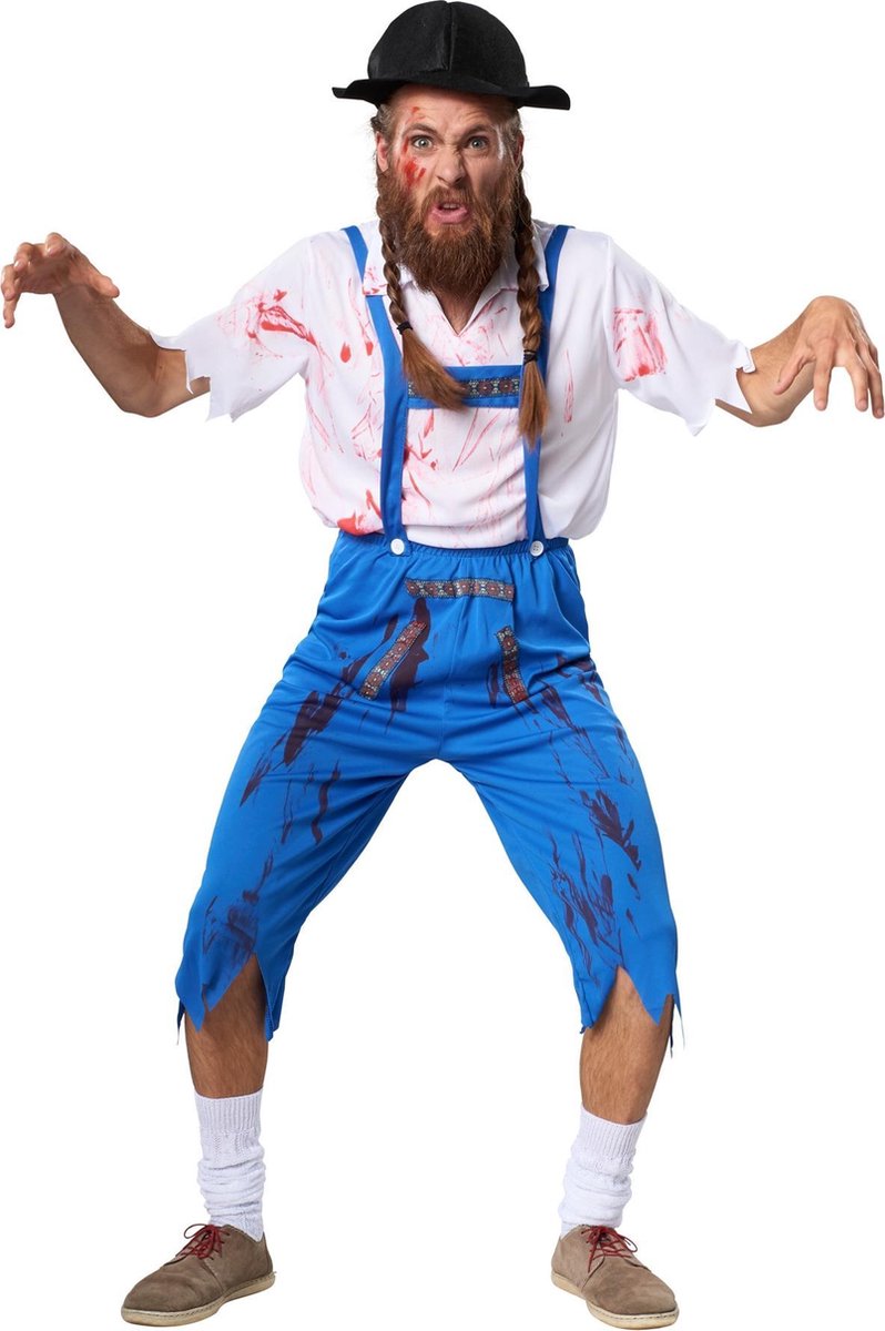 dressforfun - Griezelige Oerbeier XL  - verkleedkleding kostuum halloween verkleden feestkleding carnavalskleding carnaval feestkledij partykleding - 302293