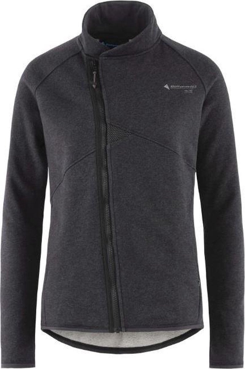 Klättermusen Outdoorvest Falen Dames Katoen Donkergrijs Mt Xl