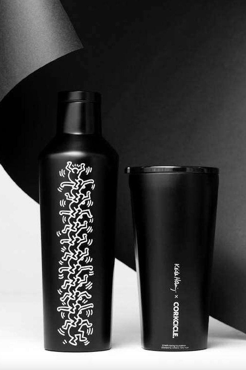 Corkcicle Tumbler 475ml 16oz - Keith Haring - People Stack Roestvrijstaal -