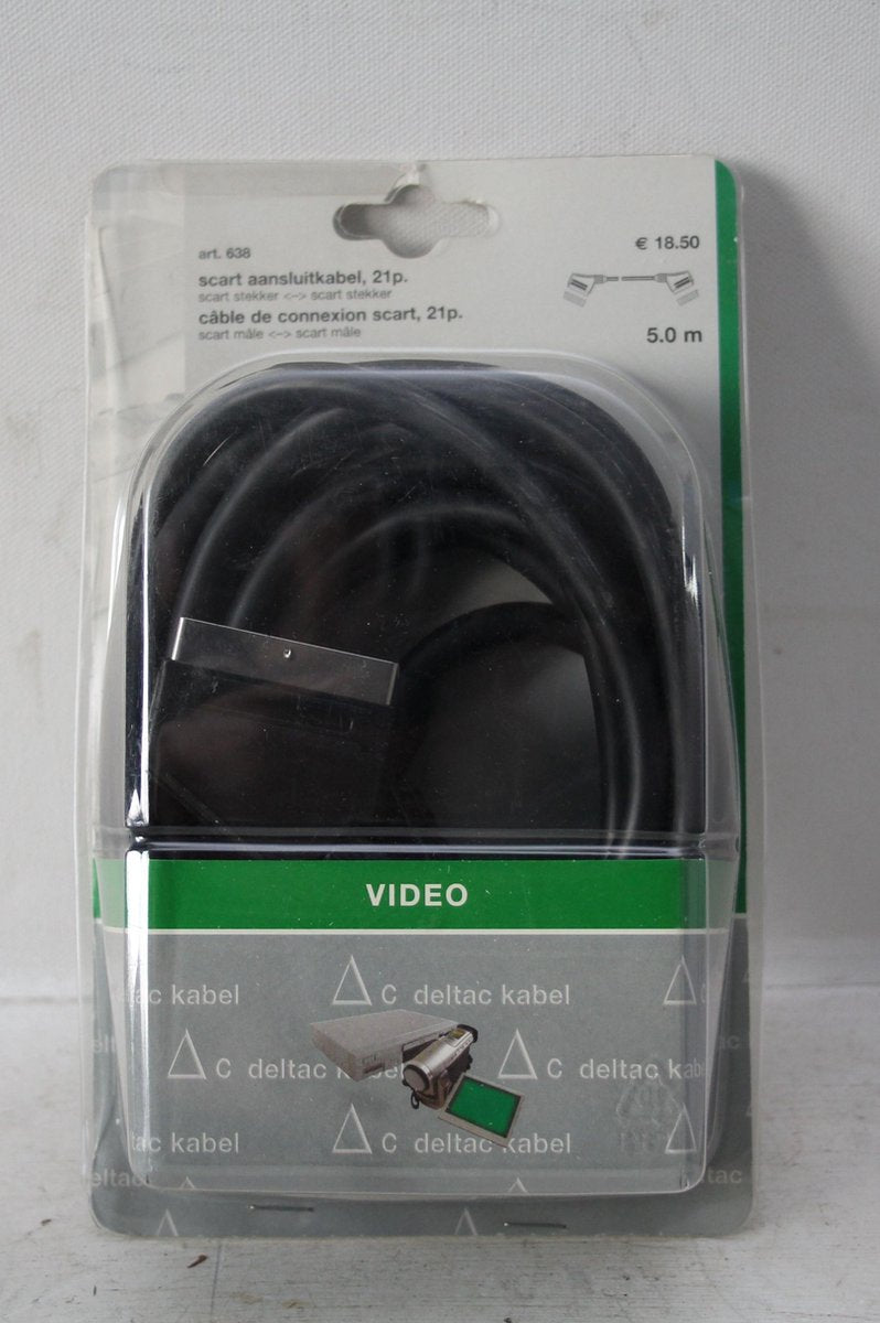 Deltac 638 Scart kabel 5m