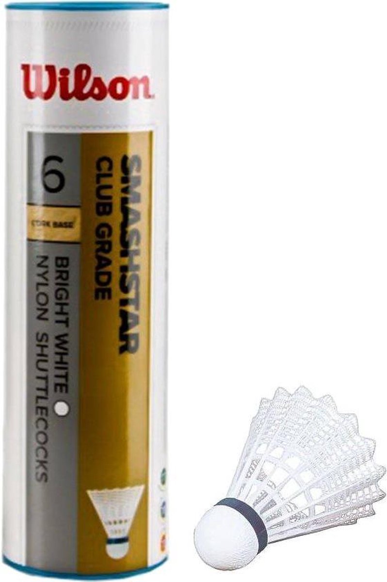 Badmintonshuttles Wilson Smashstar Medium WIT