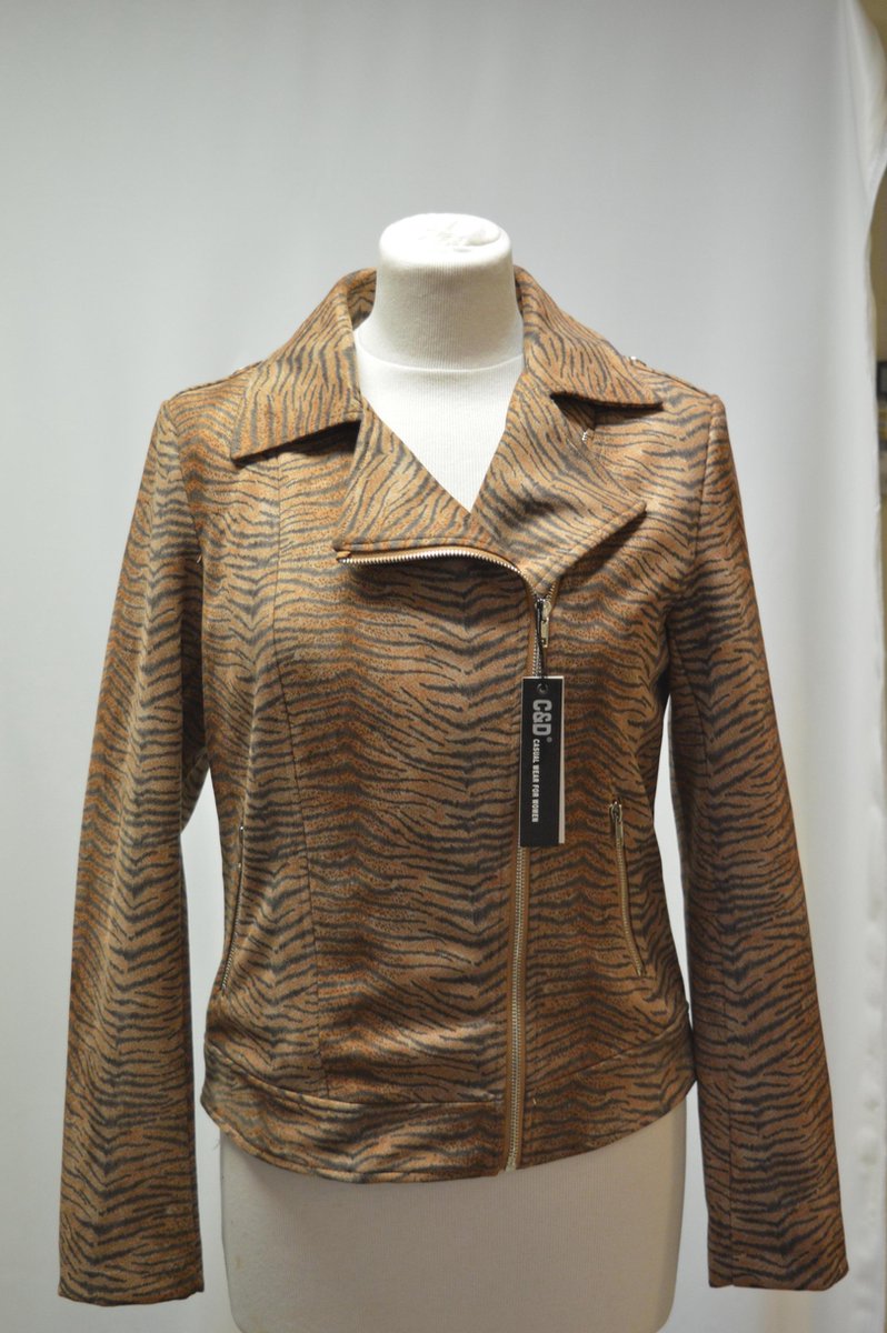 C&D casual wear - perfecto imprimé - TIGER PRINT - FOOTSIE - Taille XL