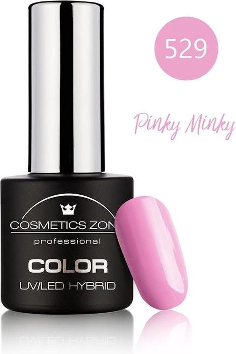 Cosmetics Zone UV/LED Hybrid Gellak 7ml. Pinky Minky 529