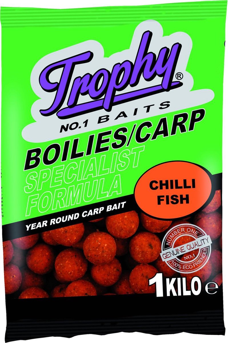 Albatros Boilies - Baits - Chili Vis 15 mm 1 kg Karper