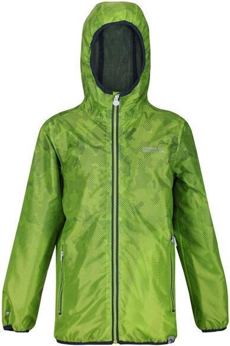 Regatta Regenjas Lever Junior Polyester Groen Maat 164/170