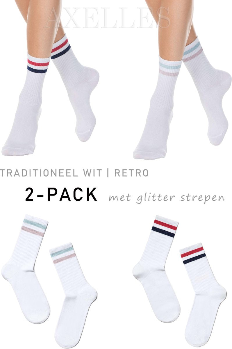 Trendy tennis sportsokken