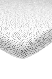 Meyco Cheetah hoeslaken wieg - 40x80/90 cm - grijs