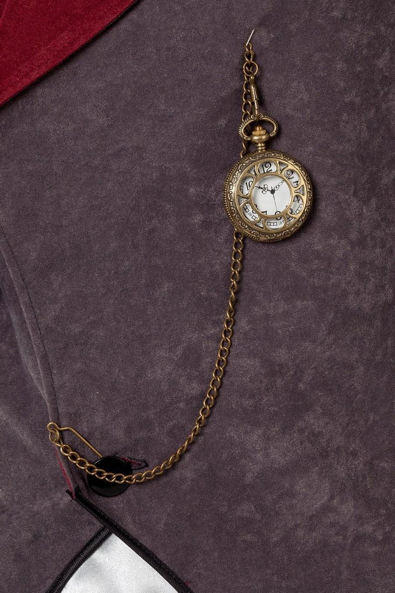 Goudkleurig zakhorloge aan ketting